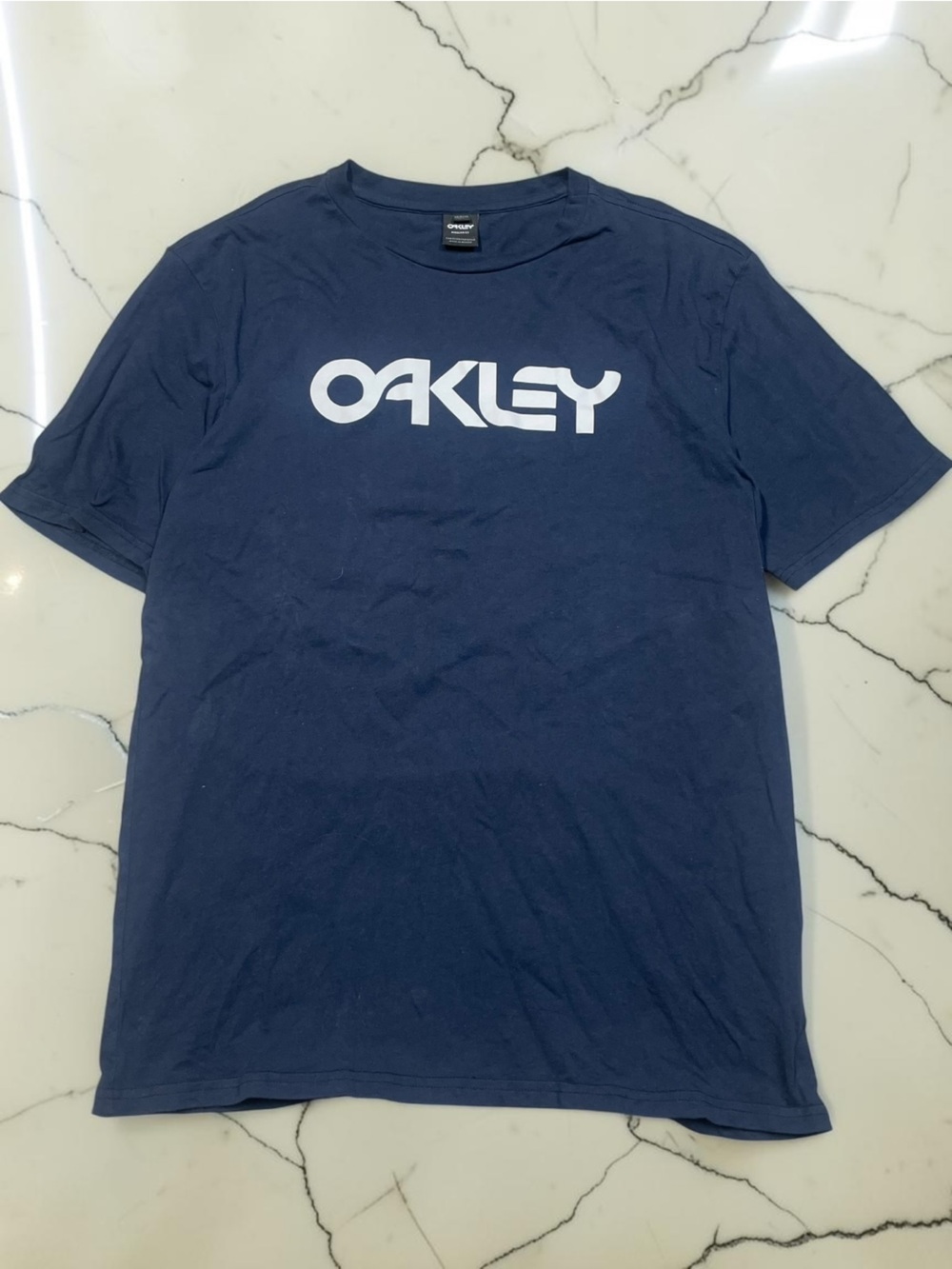 Oakley Navy Blue Logo T-Shirt